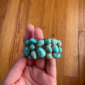 Turquoise cuff bracelet